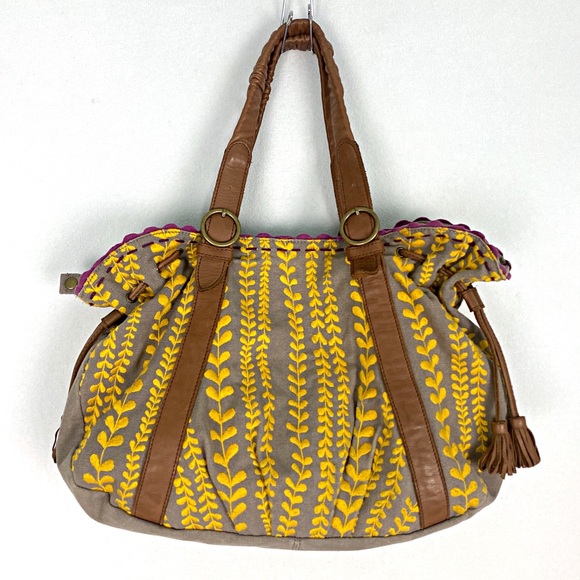 Anthropologie Handbags - Anthropology Lucky Penny Embroidered Bag